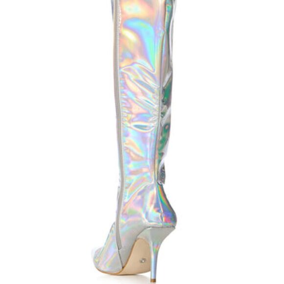 AZALEA WANG" THE ECLIPSE " HOLOGRAPHIC BOOT ( BRAND NEW !!!!!!!! - Picture 3 of 7